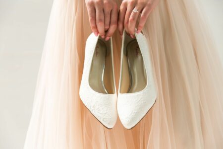 Valkengoed bruidsschoenen inspiratie