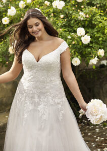 White One Dragoste Trouwjurk Plus Size