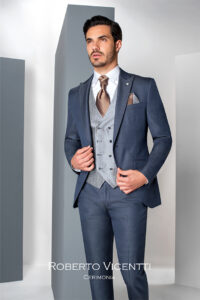 Roberto Vicentti Sarezo Cor 16.19.320 trouwpak driedelig