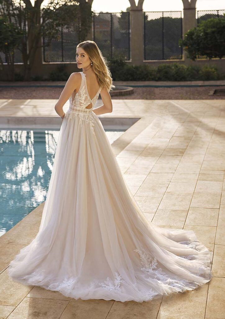 White One Browne Trouwjurk