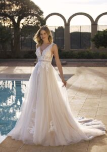 White One Browne Trouwjurk