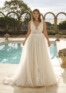 White One Browne Trouwjurk