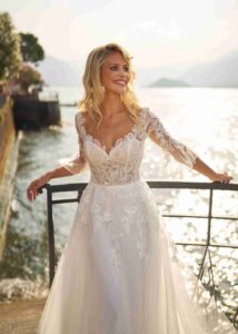 Libelle by Modeca Maple Trouwjurk