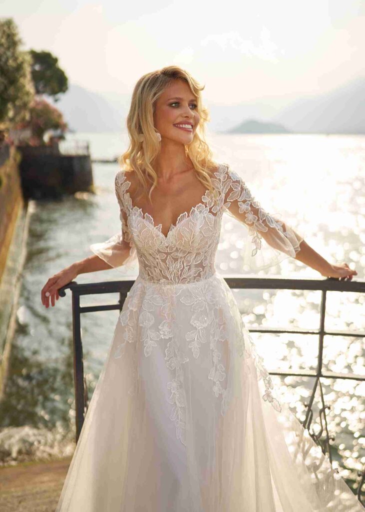 Libelle by Modeca Maple Trouwjurk