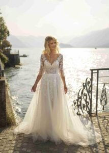 Libelle by Modeca Maple Trouwjurk