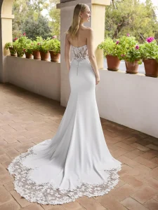 White One Depsy Trouwjurk