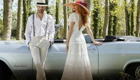 Valkengoed bruidsmode collectie Novia dárt