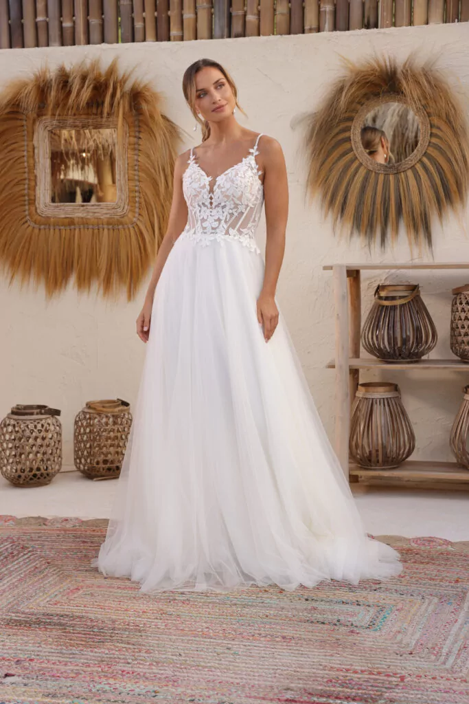 Azuree Bridal Brianna tule-lace Trouwjurk